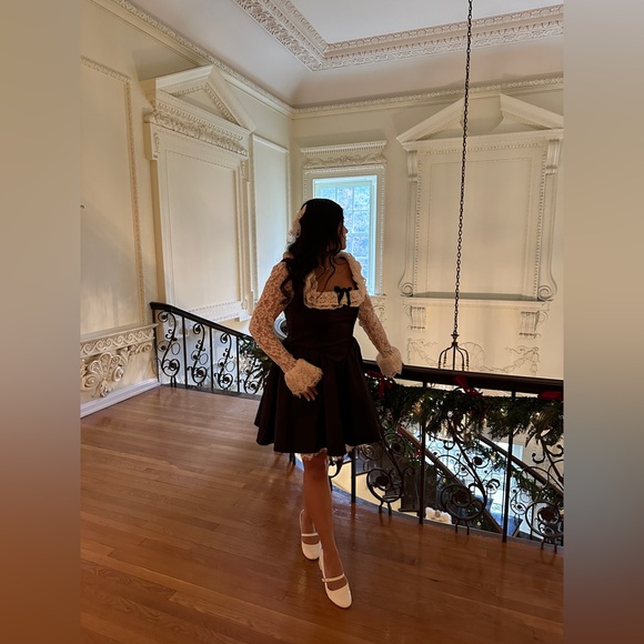 House of CB Cleora Lace Ruffle Mini Dress - Picture 6 of 8